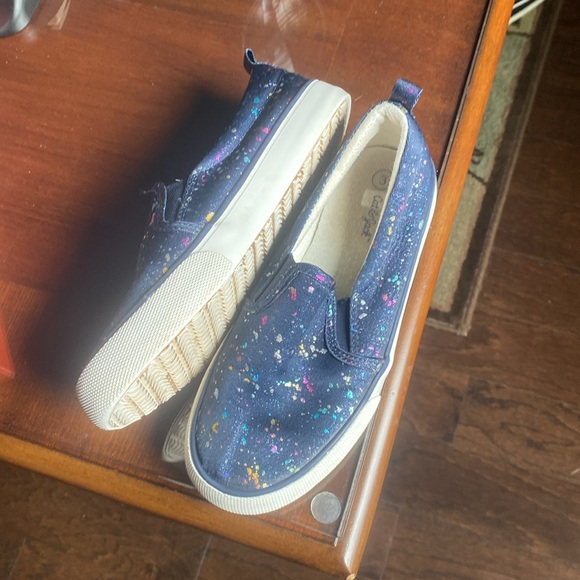 Cat & Jack Blue Sariah Sneakers, Girls size 3. - Picture 2 of 6